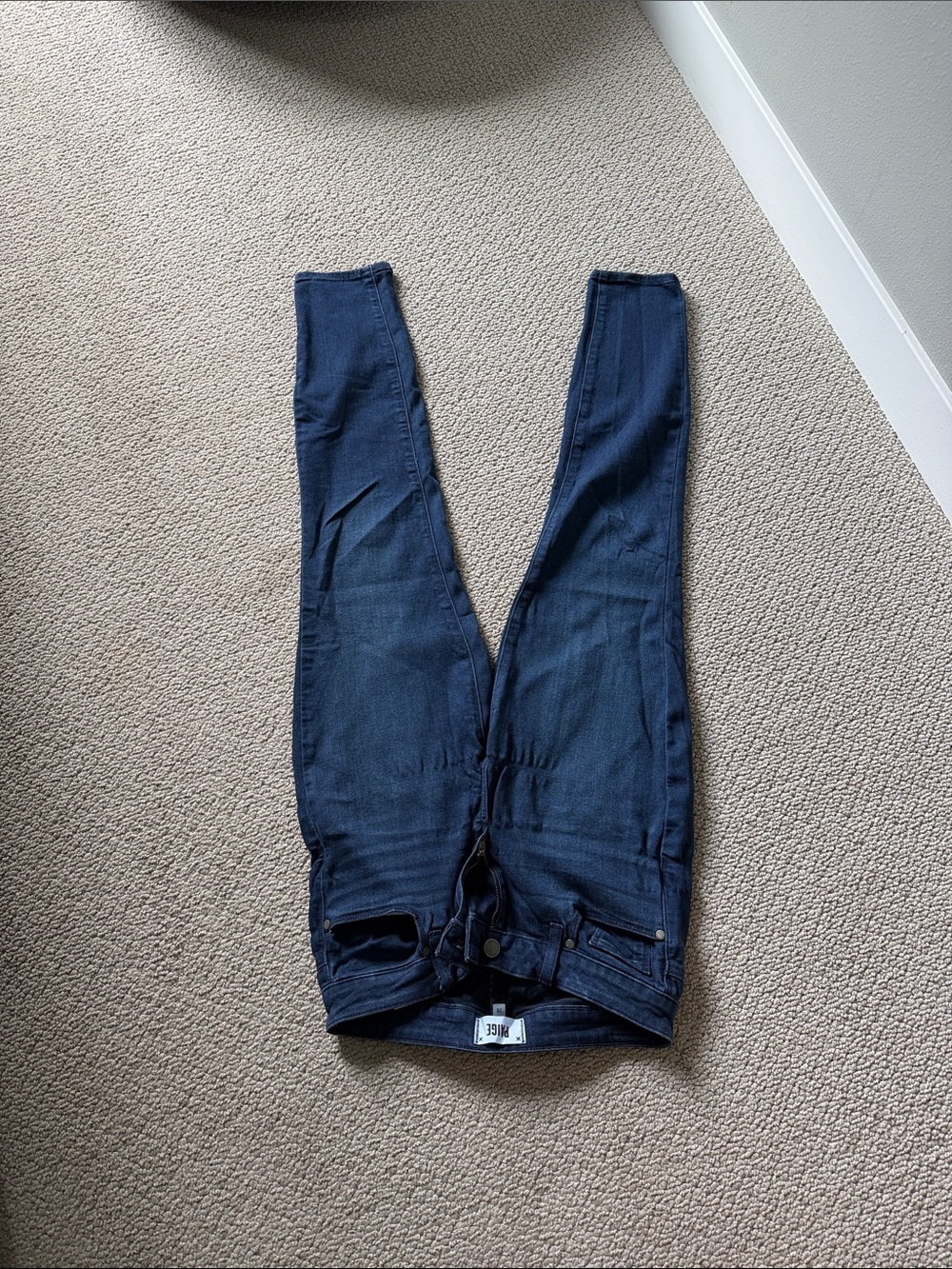 PAIGE Dark Blue Verdugo Ankle Jeans - Picture 2 of 5